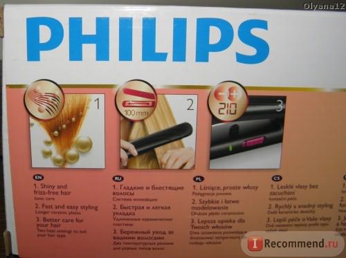 Выпрямитель волос Philips HP 8320/00 фото