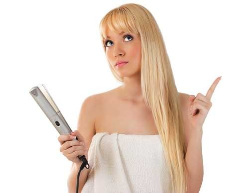 Пользуйтесь утюжками аккуратно, чтобы не пересушить волосы – не злоупотребляйте его применением