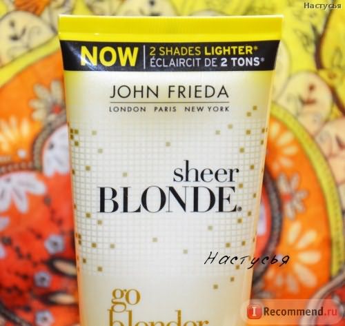 Шампунь John Frieda sheer blonde go blonder фото
