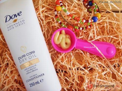 Крем-ополаскиватель Dove Advanced Hair Series Pure Care Dry Oil