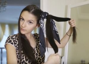 как накрутить волосы на ночь без бигуди 3