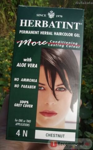 Краска для волос без аммиака Herbatint Permanent Herbal Haircolor Gel/ Гель для окрашивания волос фото