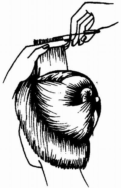 стрижка волос методом прядь за прядью