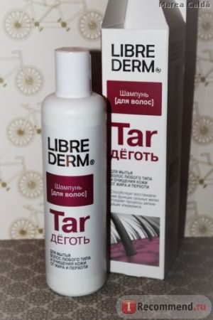 Шампунь Librederm Деготь, для мытья волос любого типа и очищения кожи от жира и перхоти фото