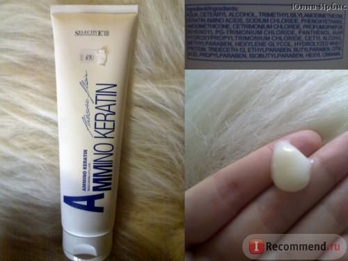 Маска для волос Selective Professional Ammino keratin фото
