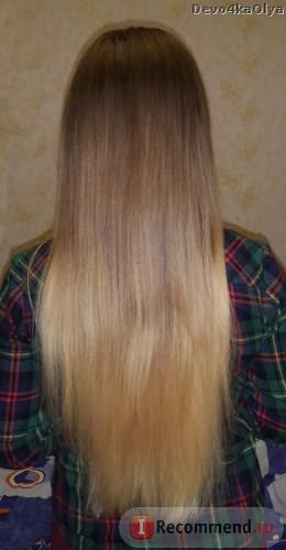 Омбре на русых волосах в домашних условиях через 8 месяцев