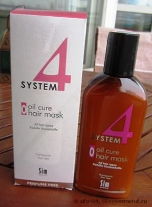 Маска для волос и кожи головы System 4 O Oil Cure Hair Mask фото