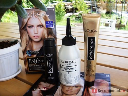 Краска для волос L'Oreal Preference оттенок 8.1 Копенгаген