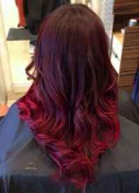 бордовый цвет волос3