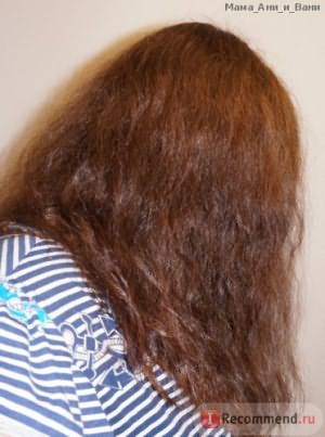 Результат - длина волос со вспышкой
