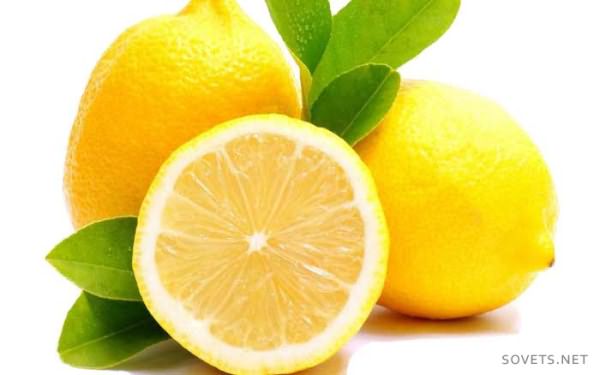 Осветление с помощью лимона