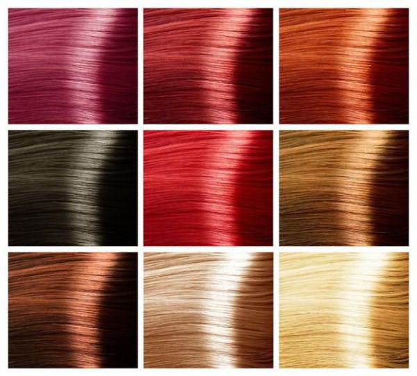 цвета профессиональных красок для волос