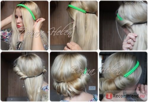 Аксессуары для волос Ободок-резинка для греческой прически фото