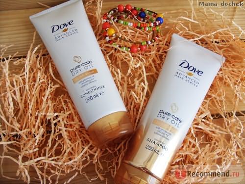 Шампунь и кондиционер Dove Advanced Hair Series Pure Care Dry Oil