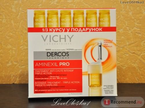 Ампулы для волос Vichy Aminexil pro фото