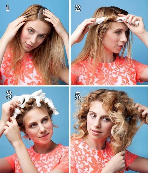 Как накрутить волосы на папильотки