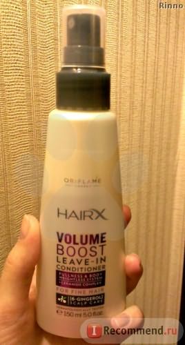 Спрей - кондиционер Oriflame «Эксперт-Максимальный объем» для тонких волос HairX Volume Boost Leave-In Conditioner фото