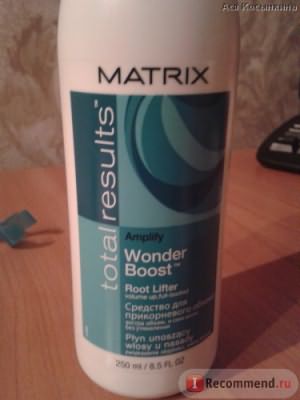 Спрей для волос MATRIX Amplify Wonder Boost Root Lifter для прикорневого объема фото