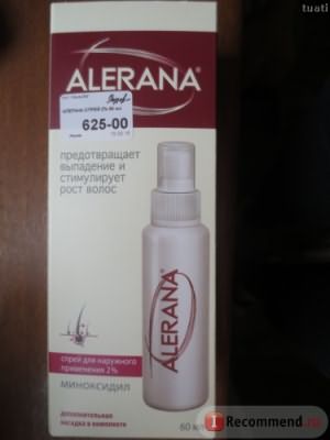 Спрей для волос Alerana для наружного применения 2% фото