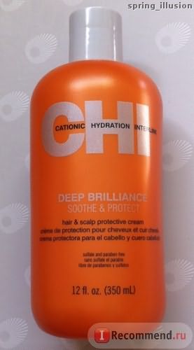 Защитное средство для кожи головы во время окрашивания волос CHI Deep Brilliance Soothe & Protect - Hair & Scalp Protective Cream фото