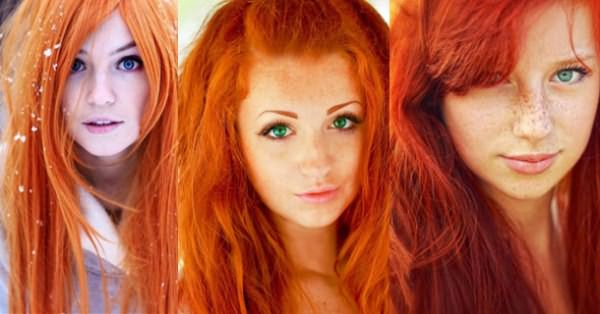 Девушки с рыжими волосами