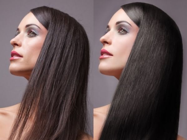 Экранирование волос: до и после