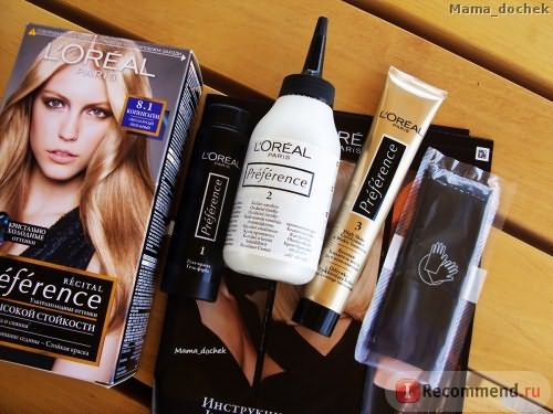 Краска для волос L'Oreal Preference оттенок 8.1 Копенгаген