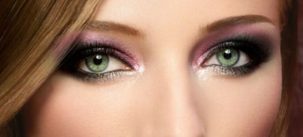 макияж для зеленых глаз и русых волос