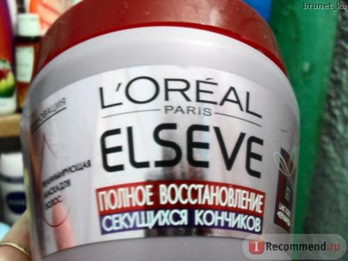 Маска для волос L'Oreal Elseve Полное Восстановление Секущихся Кончиков фото