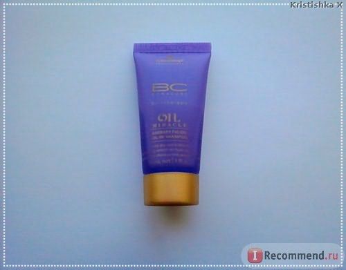 Шампунь Bonacure Miracle Barbary Fig Oil & Keratin Restorative Shampoo фото