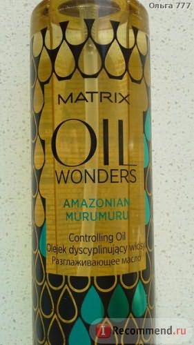 Масло для волос MATRIX Oil Wonders Разглаживающее Amazonian Murumuru фото