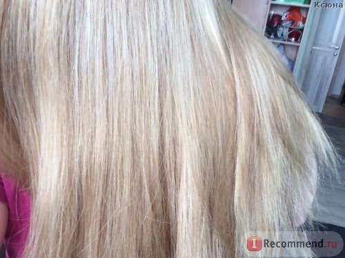 Получившийся оттенок от краски Garnier Color Naturals 8.0 Пшеница