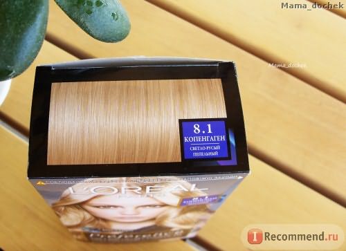 Краска для волос L'Oreal Preference оттенок 8.1 Копенгаген