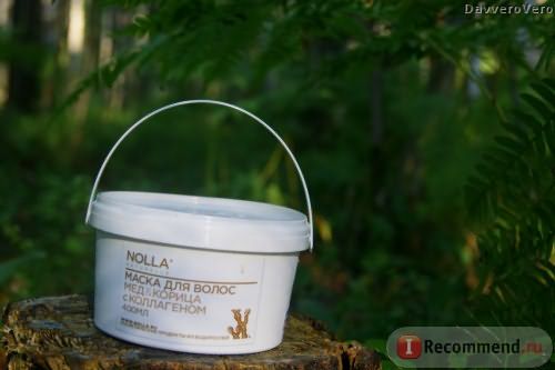 Маска для волос NOLLA naturelle® «Мёд & корица» с коллагеном фото
