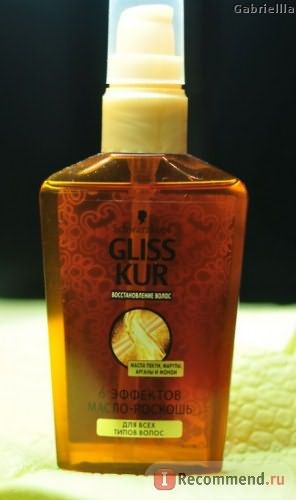 Масло для волос Gliss kur «6 Эффектов» фото