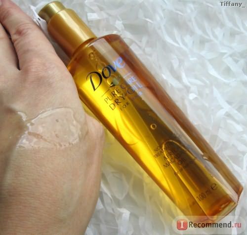 Масло для волос Dove Pure Care Dry Oil for hair фото