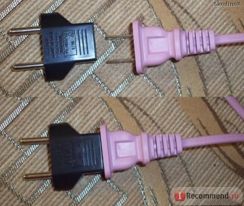 Аппарат для гофрирования волос Aliexpress Гофре Mini Pink Ceramic Electronic hair straighteners 220-240V Straightening corrugated Iron Gofre фото
