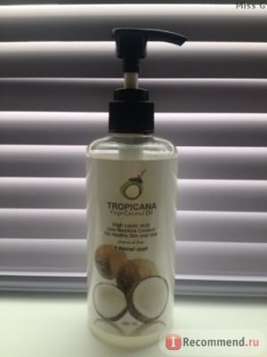 Масло косметическое Tropicana Кокосовое Virgin Coconut Oil фото