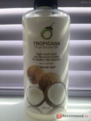 Масло косметическое Tropicana Кокосовое Virgin Coconut Oil фото