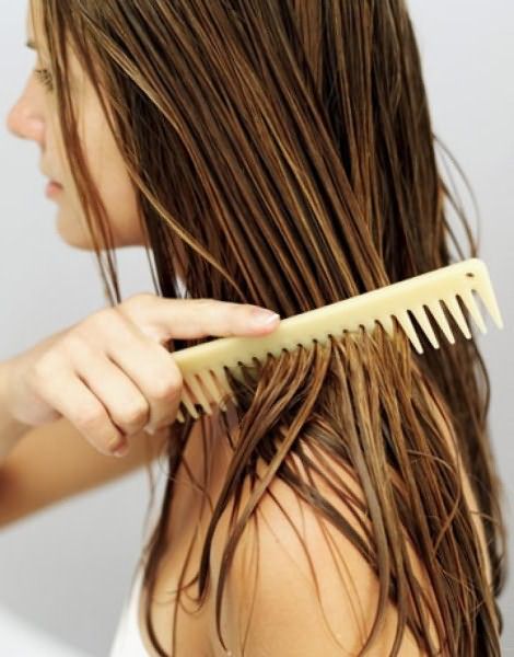как правильно расчесывать волосы после мытья
