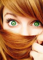 цвет волос для зеленых глаз