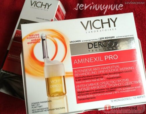 Ампулы для волос Vichy Aminexil pro фото