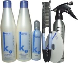 Система Keratin Shot Salerm – наиболее простой способ сделать кератиновое выпрямление волос на дому