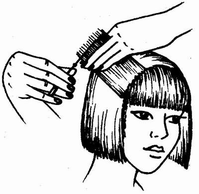 соединительная стрижка волос